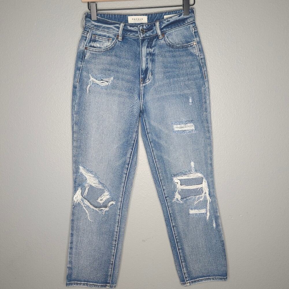 Pacsun distressed mom jean pants